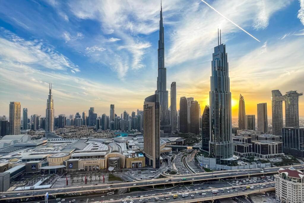 Spectacular Burj Khalifa View 2 Min To Dubai Mall Apartment Exterior photo